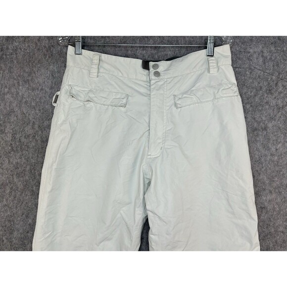 Burton Women’s Size Medium Ivory/Tan Water Resistant Ski Snowboarding Pants - Picture 2 of 12